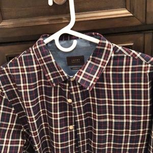 Jachs New York Long Sleeve Button Down Shirt in Lg